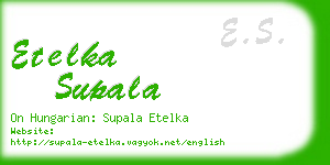 etelka supala business card